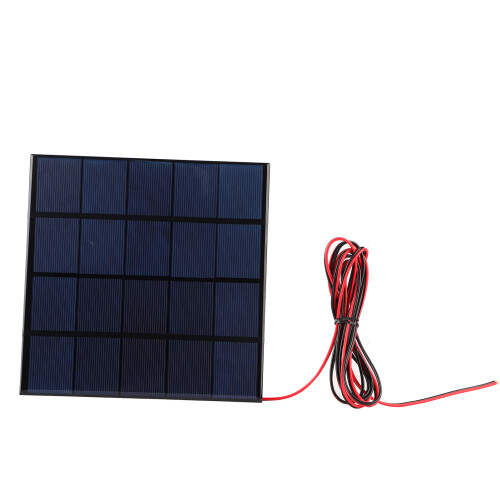 Efficient 5V 4.5W Solar Panel Charger 900mA Windproof & Snowproof 78.7in Cable 1