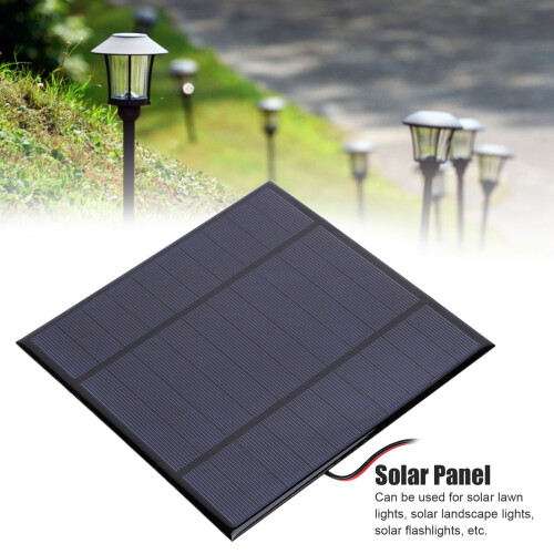 Efficient 5V 4.5W Solar Panel Charger 900mA Windproof & Snowproof 78.7in Cable 2