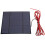 Efficient 5V 4.5W Solar Panel Charger 900mA Windproof & Snowproof 78.7in Cable 4