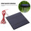 Efficient 5V 4.5W Solar Panel Charger 900mA Windproof & Snowproof 78.7in Cable 6