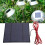 Efficient 5V 4.5W Solar Panel Charger 900mA Windproof & Snowproof 78.7in Cable 7