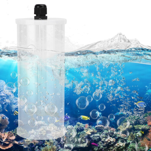 Acrylic 0.8L Titration Barrel Pump Additive Liquid Container with Scale
