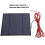 Efficient 5V 4.5W Solar Panel Charger 900mA Windproof & Snowproof 78.7in Cable 15