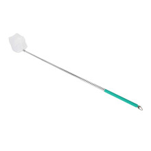 Retractable Stainless Steel Shrimp Fishing Net, Green Square, 52.9cm