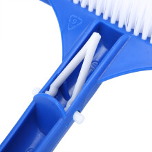 18 Inch Pool Wall & Bottom Cleaning Brush - Plastic, Telescopic Compatible
