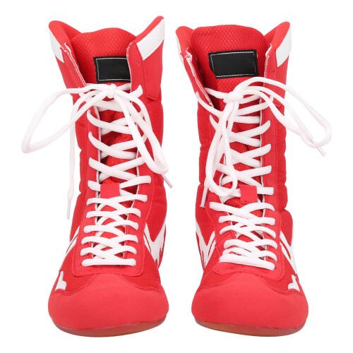 High Quality Boxing Shoes Size 41 Red