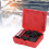 5pcs 22mm/7/8in Oxygen Sensor Socket Wrench Set Chrome Vanadium Steel 12