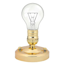 (Bronze) Vintage Industrial Ceiling Light Base Holder Pendant Bulb Lamp Screw Socket Pendant Lamp Base Holder (gold) - Ri