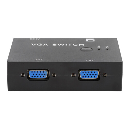 VGA Sharing Switch 2-In-1-Out for Computer HD Display Video Splitter Durable