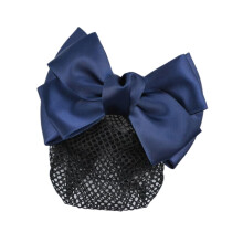 Elegante hoofdtooi voor vrouwen, haarnetje met strik om het haar vast te zetten, professionele decoratieve snood met strik voor dames, haarclip,