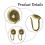 Christmas Tree Earrings Women Micro-inlaid Zircon Silver 4