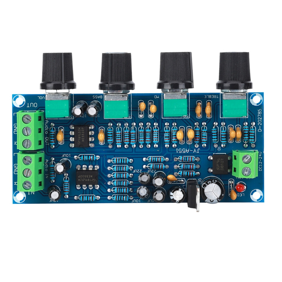 Single Supply Preamp Tone Board NE5532