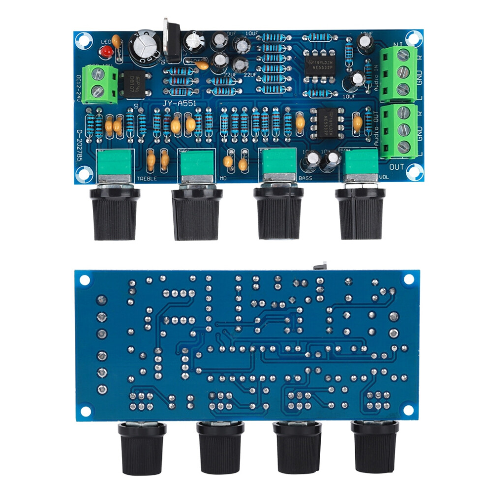 NE5532 Amplifier Preamp Tone Board Single