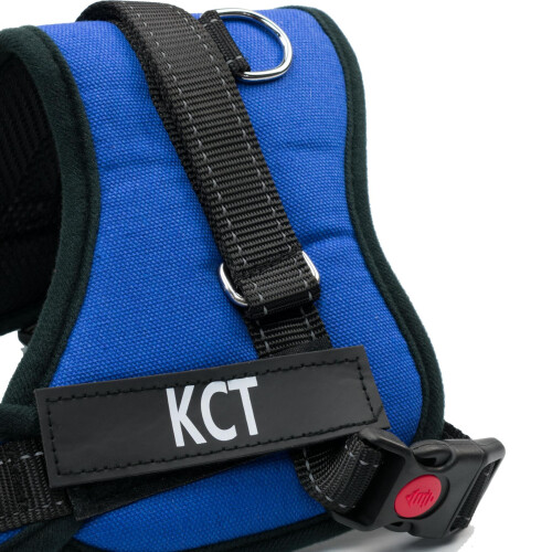 KCT (Blue Harness, Extra Large (XL)) KCT No Pull Padded Dog Harnesses Red/Black/Blue 1