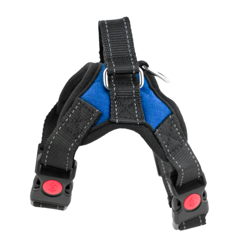 KCT (Blue Harness, Extra Small (XS)) KCT No Pull Padded Dog Harnesses Red/Black/Blue 1