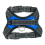 KCT (Blue Harness, Extra Small (XS)) KCT No Pull Padded Dog Harnesses Red/Black/Blue 3