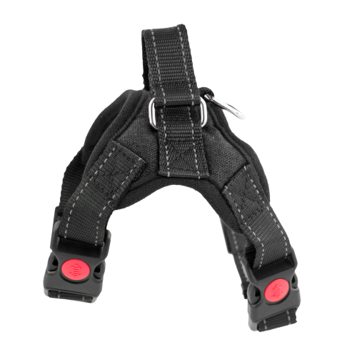 KCT (Black Harness, Extra Small (XS)) KCT No Pull Padded Dog Harnesses Red/Black/Blue 2