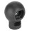 Single Hole Ball Shape Spring Clips 300Pcs Cord Locks for Ropes Plastic Black 8