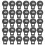 Single Hole Ball Shape Spring Clips 300Pcs Cord Locks for Ropes Plastic Black 16