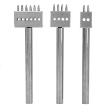 Belt Hole Punch Set 3PCS 5mm Leather Craft Punch Tool DIY Kit