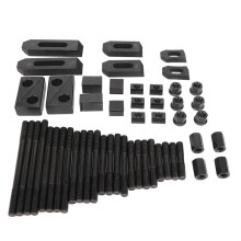 58pcs T-Slot Clamp Kit Hardened Press