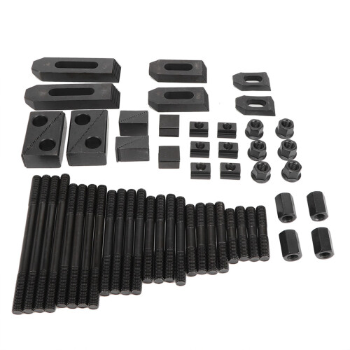 Hardened 58pcs T-Slot Clamp Kit M10 1