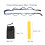 6pcs Yoga Stretch Bands Set with 10 Hole Pull Strap + Resistance Bands 11