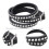 2pcs Adjustable Multilayer Rivet Leather Bracelets for Parties and Dates 3
