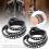 2pcs Adjustable Multilayer Rivet Leather Bracelets for Parties and Dates 4