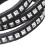 2pcs Adjustable Multilayer Rivet Leather Bracelets for Parties and Dates 5