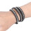 2pcs Adjustable Multilayer Rivet Leather Bracelets for Parties and Dates 6