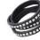 2pcs Adjustable Multilayer Rivet Leather Bracelets for Parties and Dates 8