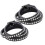 2pcs Adjustable Multilayer Rivet Leather Bracelets for Parties and Dates 11
