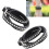 2pcs Adjustable Multilayer Rivet Leather Bracelets for Parties and Dates 12