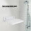 SPA Badewannen Sitz Klappbarer Wand Duschhocker 1