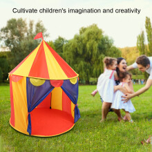Portable Foldable Children’s Castle Tent Indoor Outdoor Playhouse, Cloth, 822g