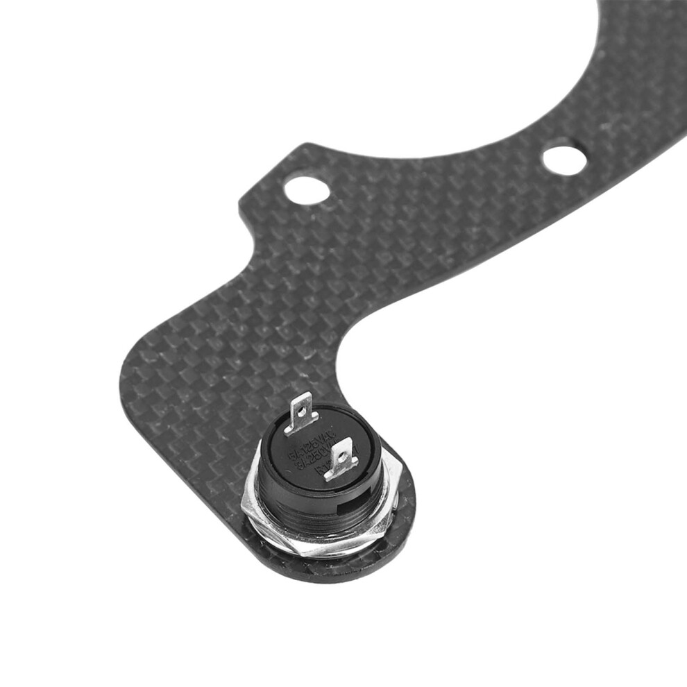 Carbon Fibre Horn Button For 6 Bolt Racing Wheels 7293282104075