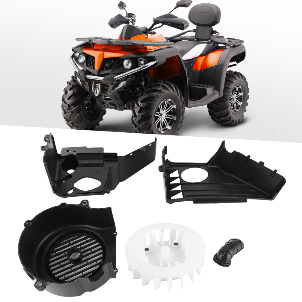 Engine Fan Cover For Gy6 125/150Cc Atv, Go Kart, Buggy, Scooter Black 4181392199735