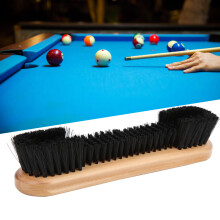 2Pcs Pool Table Brush Set Wood Handle Cleaning Accessories 8ft & Snooker