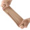 Zipper Mid Calf Compression Socks, Skin+Bronze, L/XL 3
