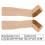 Zipper Mid Calf Compression Socks, Skin+Bronze, L/XL 4