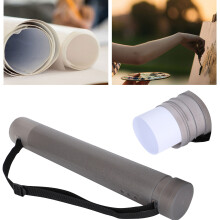 Plastic Telescopic Painting Tube - 87.5cm, Dark Gray