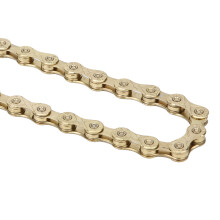 Folding Bike Chain 10-Speed Steel 116 Links Gold
