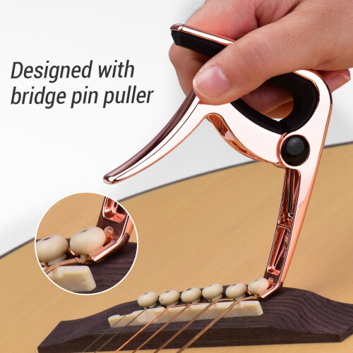 Multi-Functional Capo for Bass and Guitars