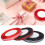 Decorative Fabric 3 Pack Plaid Ribbon Check for Xmas Gift Wrapping 16