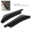 2pcs Glossy Black ABS Rear Bumper Lip Diffuser Protector Universal Car Spoiler 4