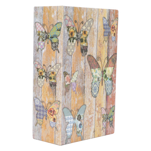 Mini Simulation Book Safe Storage Box, 18.2x11.8x5.7cm, Password Lock 1