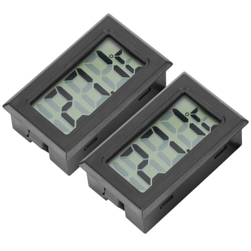 2PCS Digital Aquarium Thermometer, 1m Probe, -50~110C