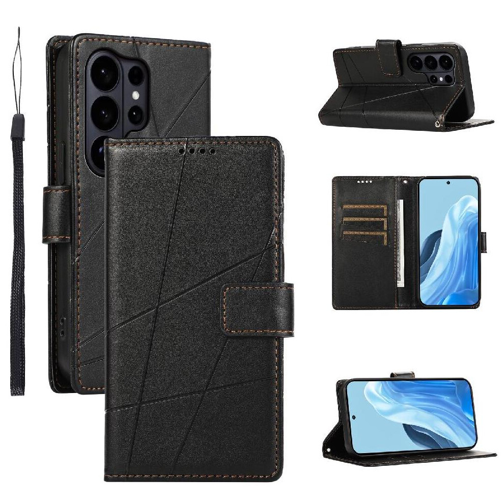 () Case For Samsung Galaxy S26 Ultra Shockproof Three Card Slots Shock Absorbing Kickstand 764563230211