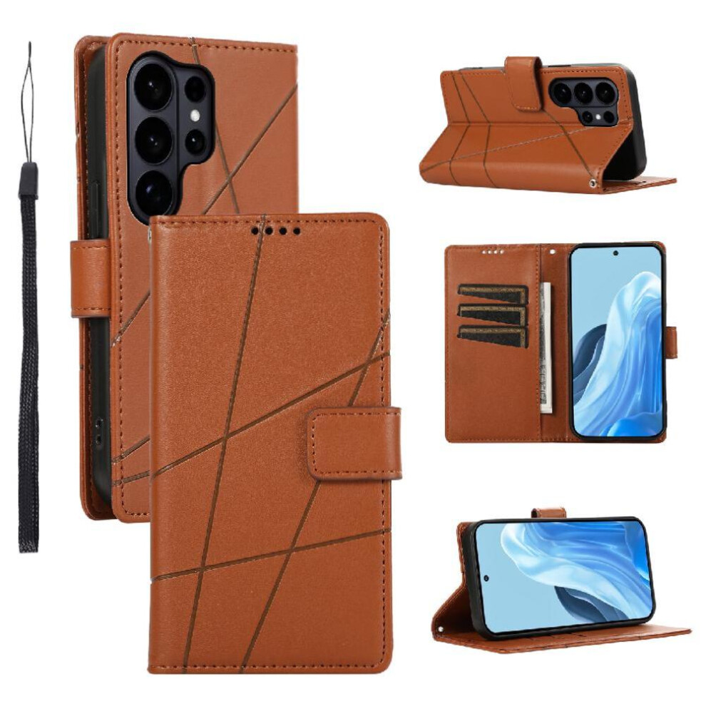 () Case For Samsung Galaxy S26 Ultra Shockproof Three Card Slots Shock Absorbing Kickstand 764563230235